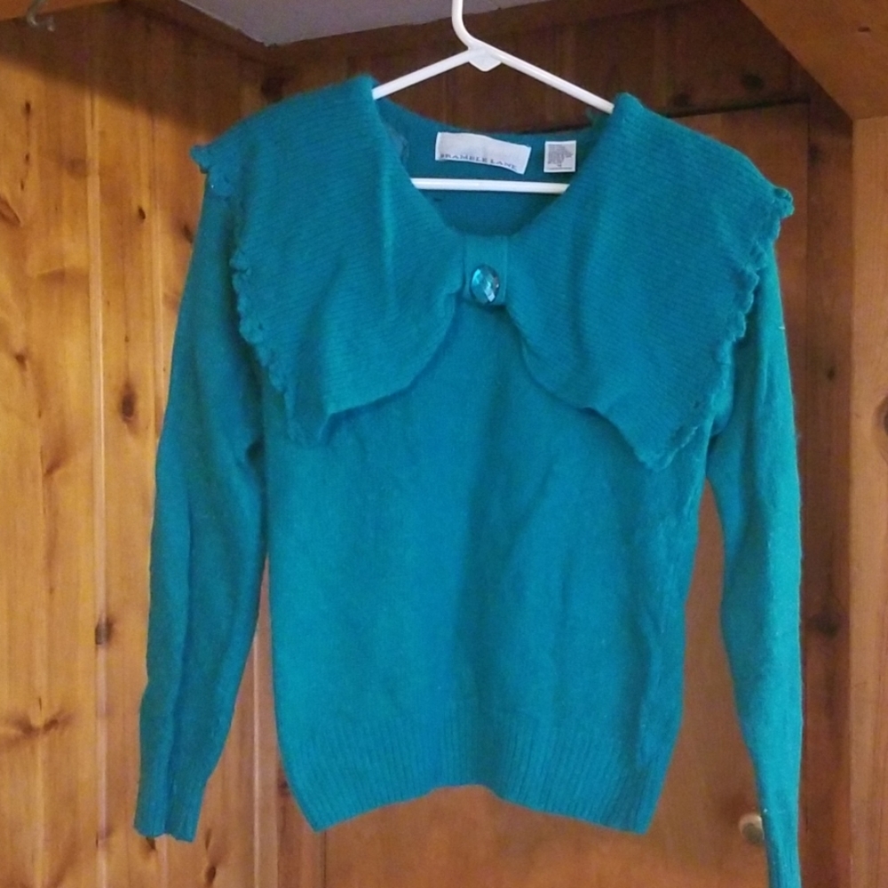 Green sweater